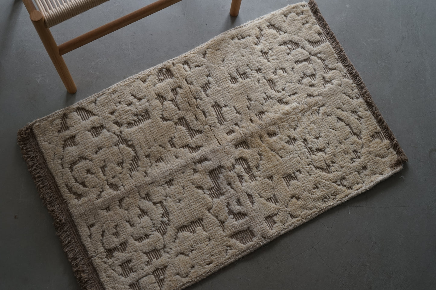 店頭販売 ORIGINAL IRAN QASHQAI KILIM DOORSIZE " LIFE " 95 × 65 cm