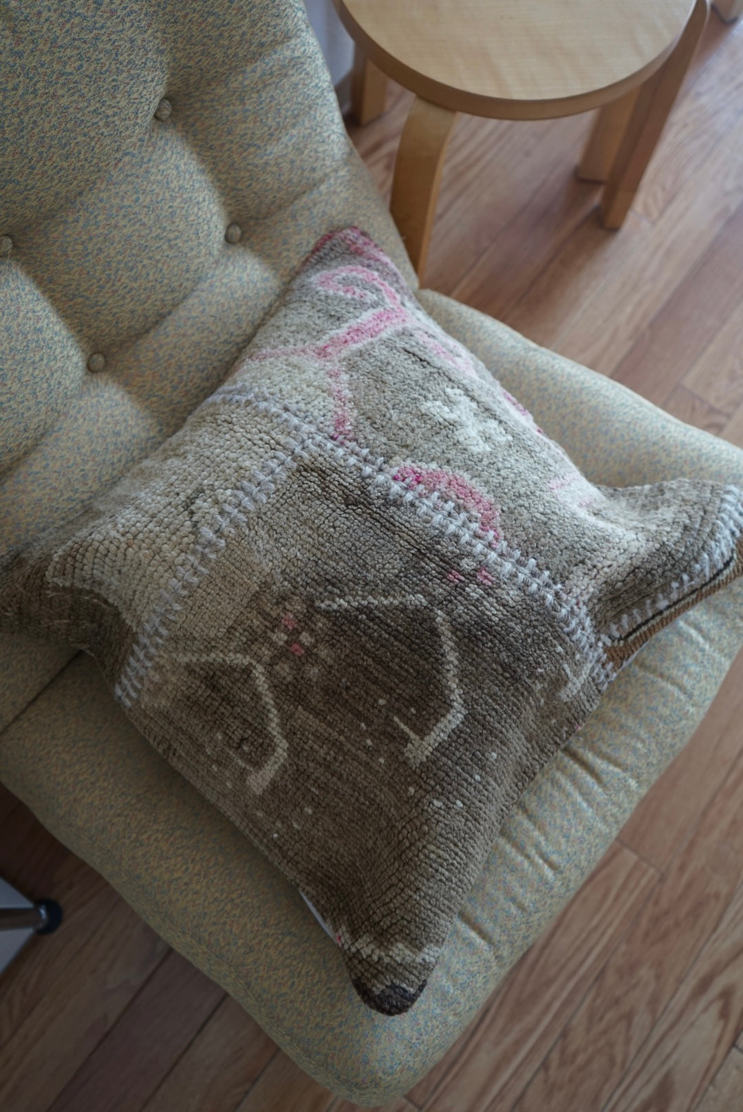 Türkiye Old Cushion Cover Patchwork Beige Pink 51 × 50 cm No.TR25417