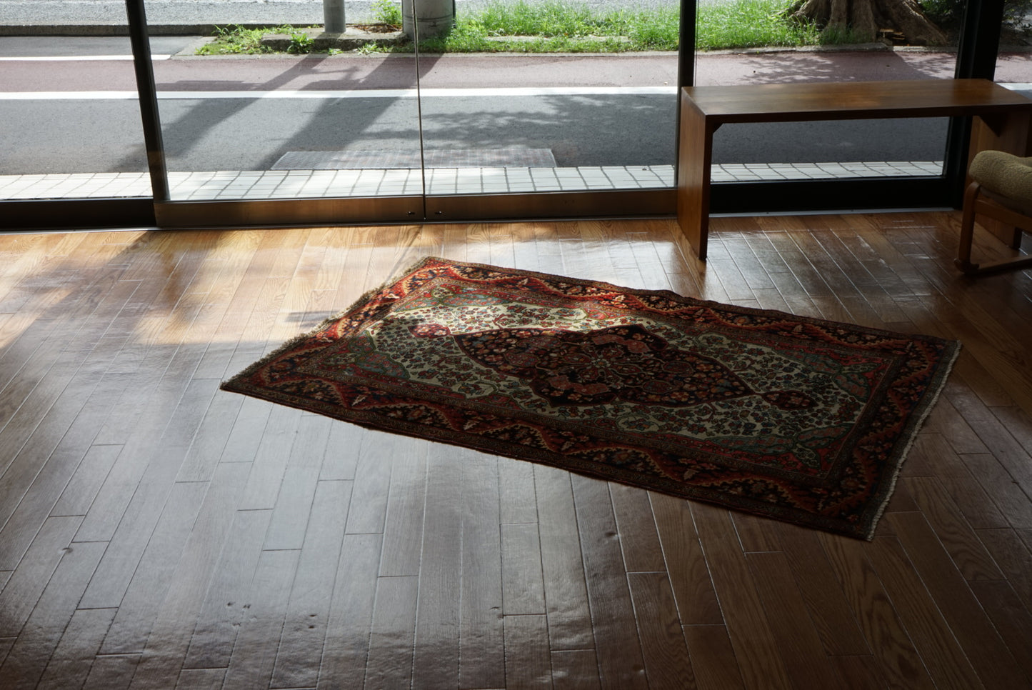 店頭販売 Türkiye Old Kemaliye Flower Medallion 1930年代 186 × 108 cm No.TR25457