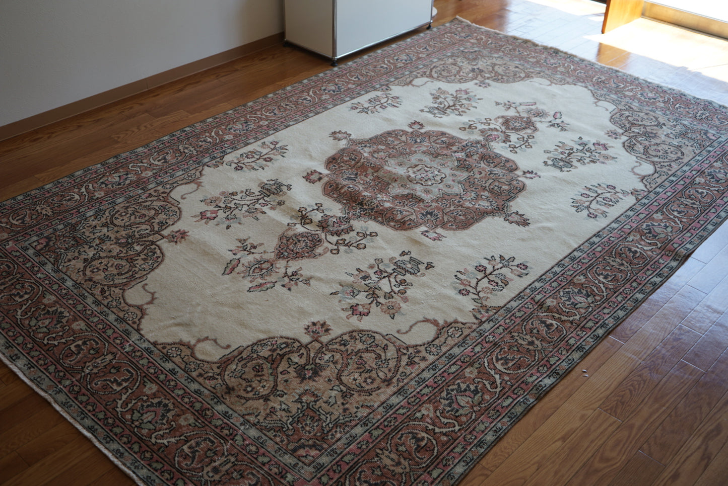 Türkiye Old Isparta Pink Beige 1950-1960年代 312 × 198 cm