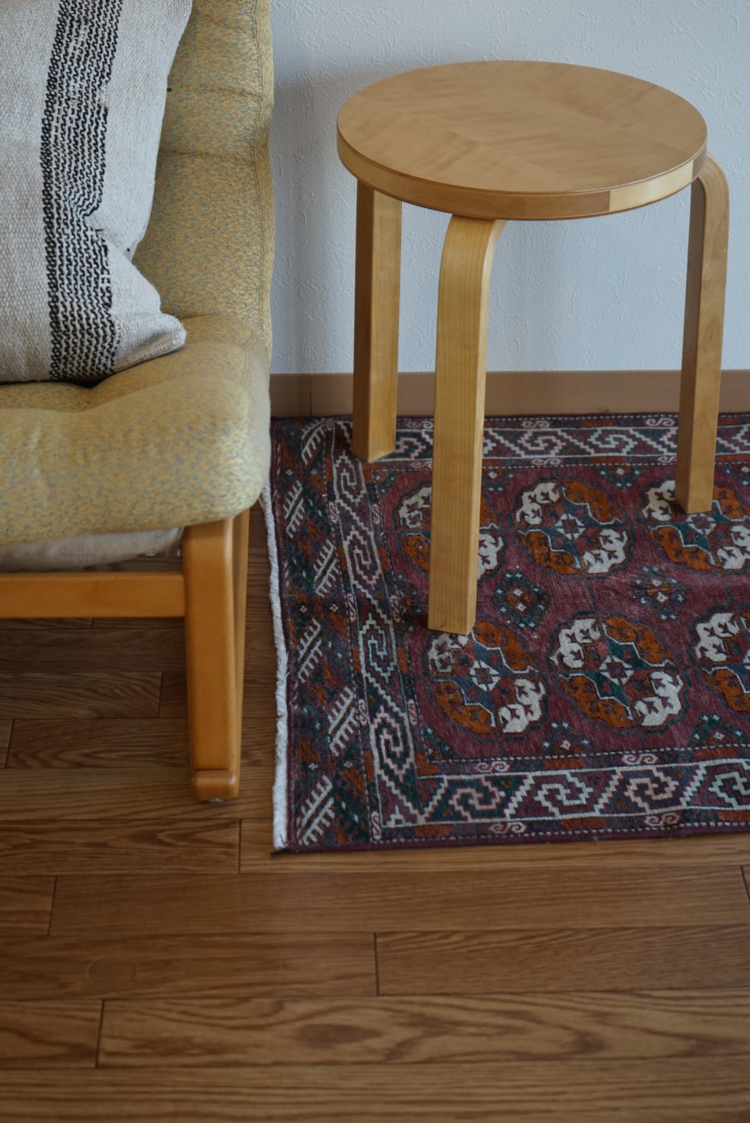 Türkiye Old Turkmen Red 1970年代 120 × 75 cm No.TR25225