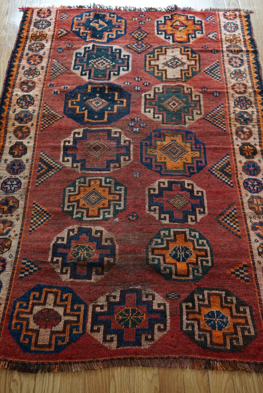 店頭販売 Iran Antique Qashqai Shiraz 1840年代 172 × 115 cm