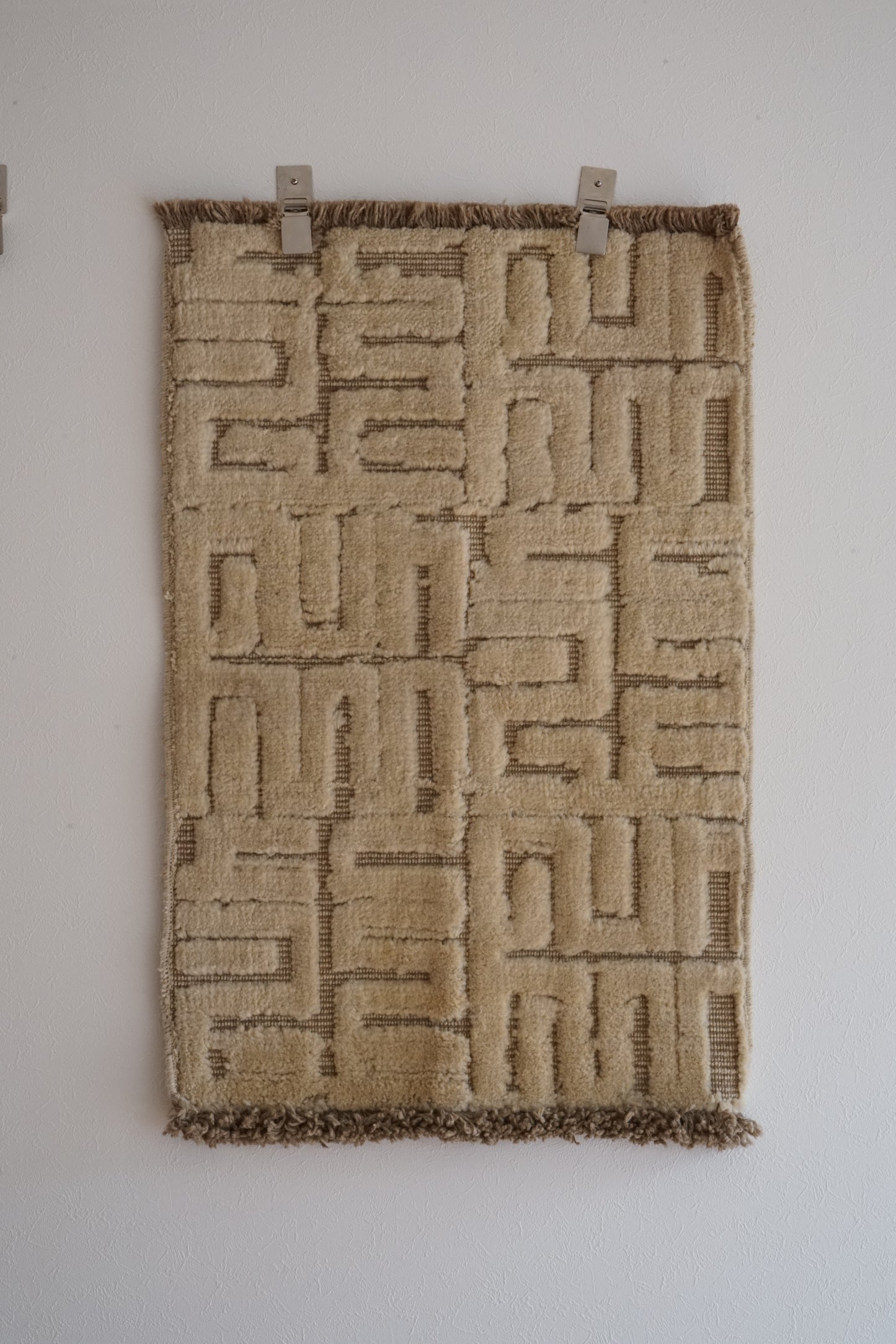 店頭販売 ORIGINAL IRAN QASHQAI KILIM DOORSIZE " QANAT " 95 × 65 cm