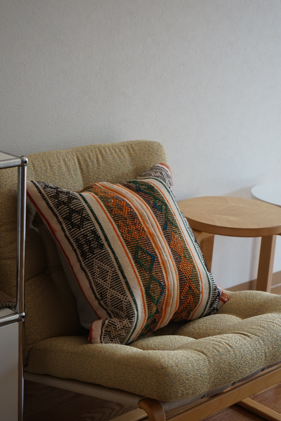 Türkiye Old Kilim Cushion Cover  Tribal Design Mix Color 51 × 51 cm No.TR25428