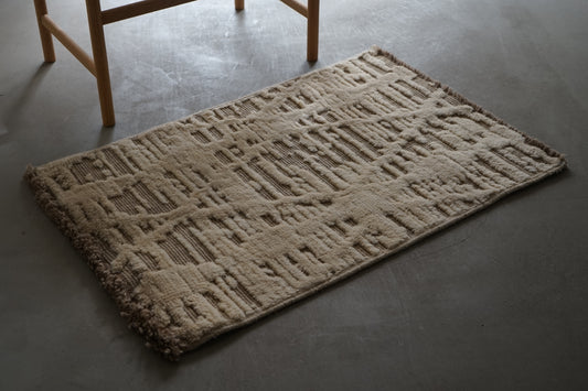 店頭販売 ORIGINAL IRAN QASHQAI KILIM DOORSIZE " MORNING MIST " 95 × 65 cm