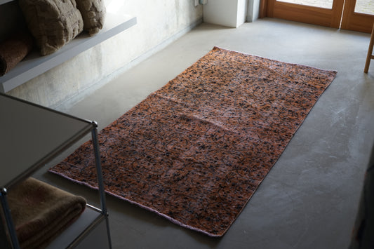 Türkiye Old Isparta Dark Chocolate 1970年代 192 × 100 cm No.TR25224