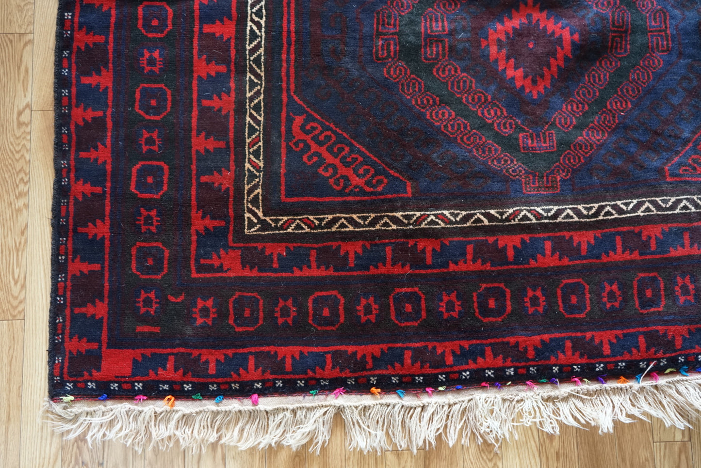 Afghanistan Vintage Baluch Zanjir 1980年代 358 × 190 cm  No.AF2530