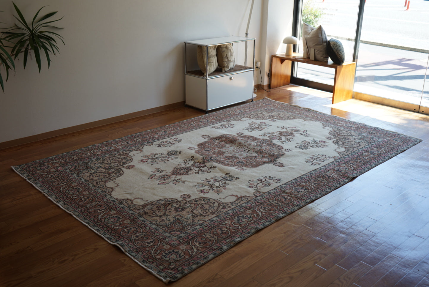 Türkiye Old Isparta Pink Beige 1950-1960年代 312 × 198 cm