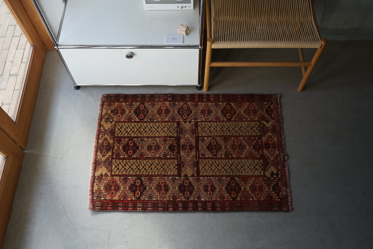 AFGHANISTAN OLD TURKMEN PARDA 1955年代 103 × 71 cm No.AF2514