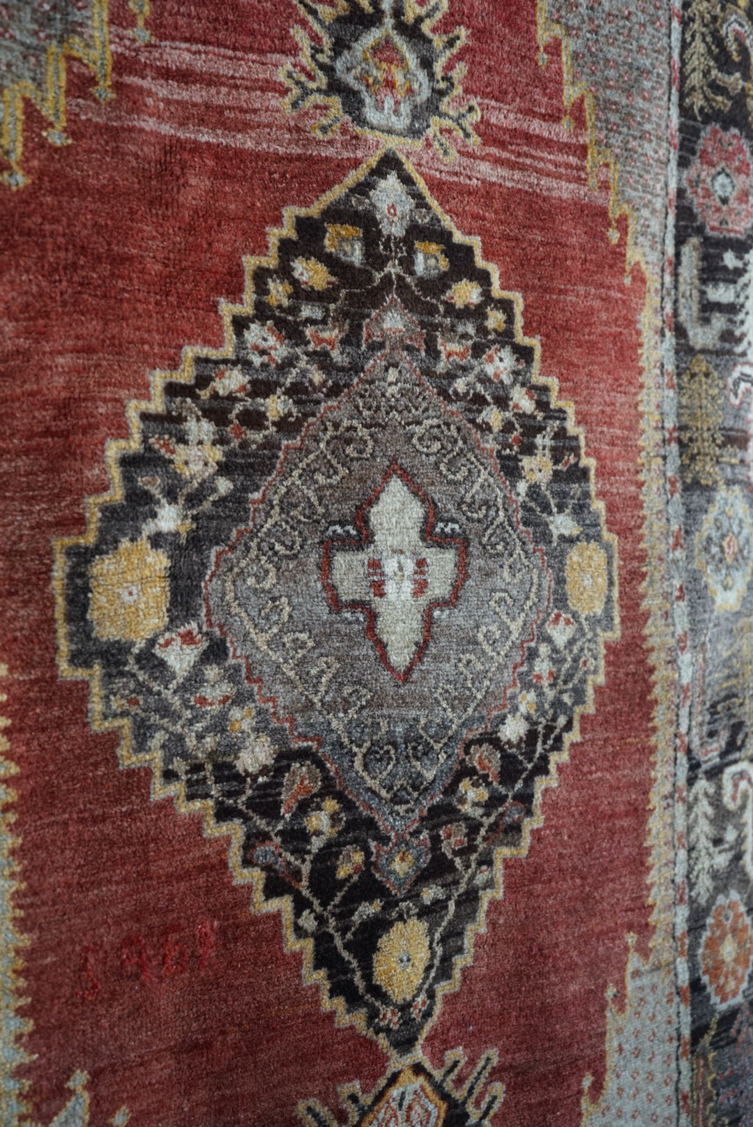 TRIBAL RUG TURKEY OLD KONYA OUSHAK 1965年代 164 × 115 cm No.TR25194