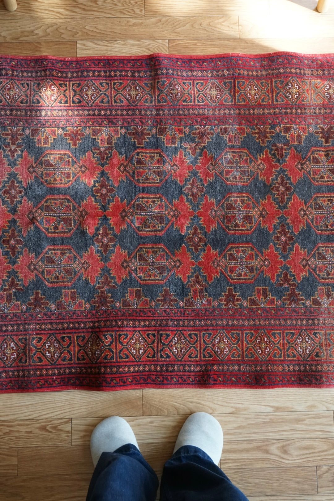TURKEY OLD MESOPOTAMIA KURDISTAN 1950-1970年代 181 × 101 cm / 国内送料無料・羊毛手織り絨毯