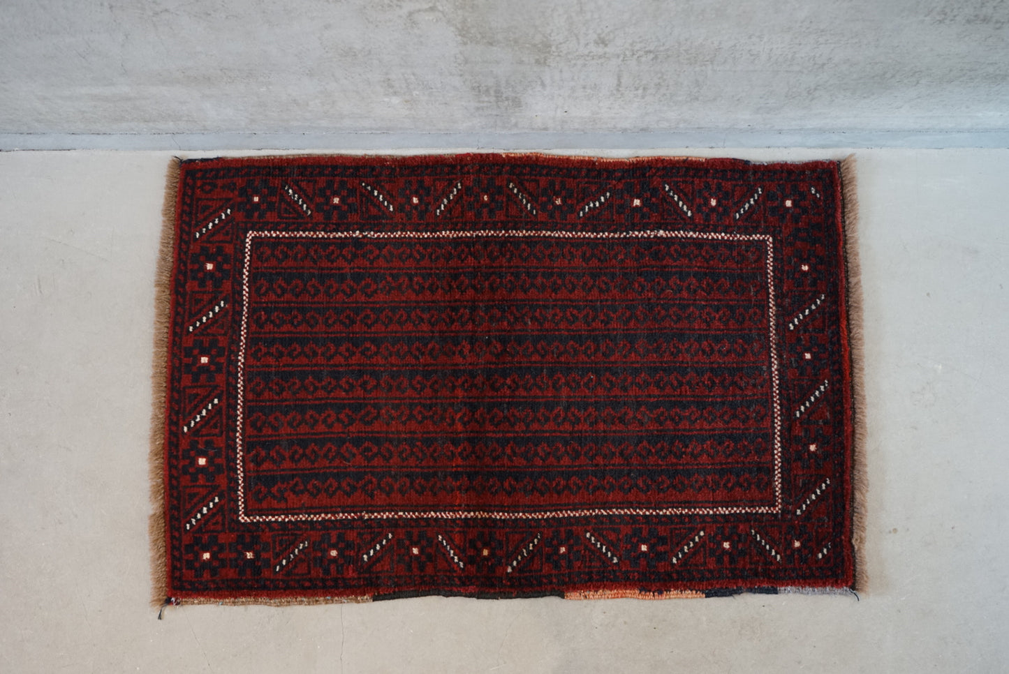 AFGHANISTAN VINTAGE BALUCH KAWDANI 1970-1980年代 92 × 59.5 cm