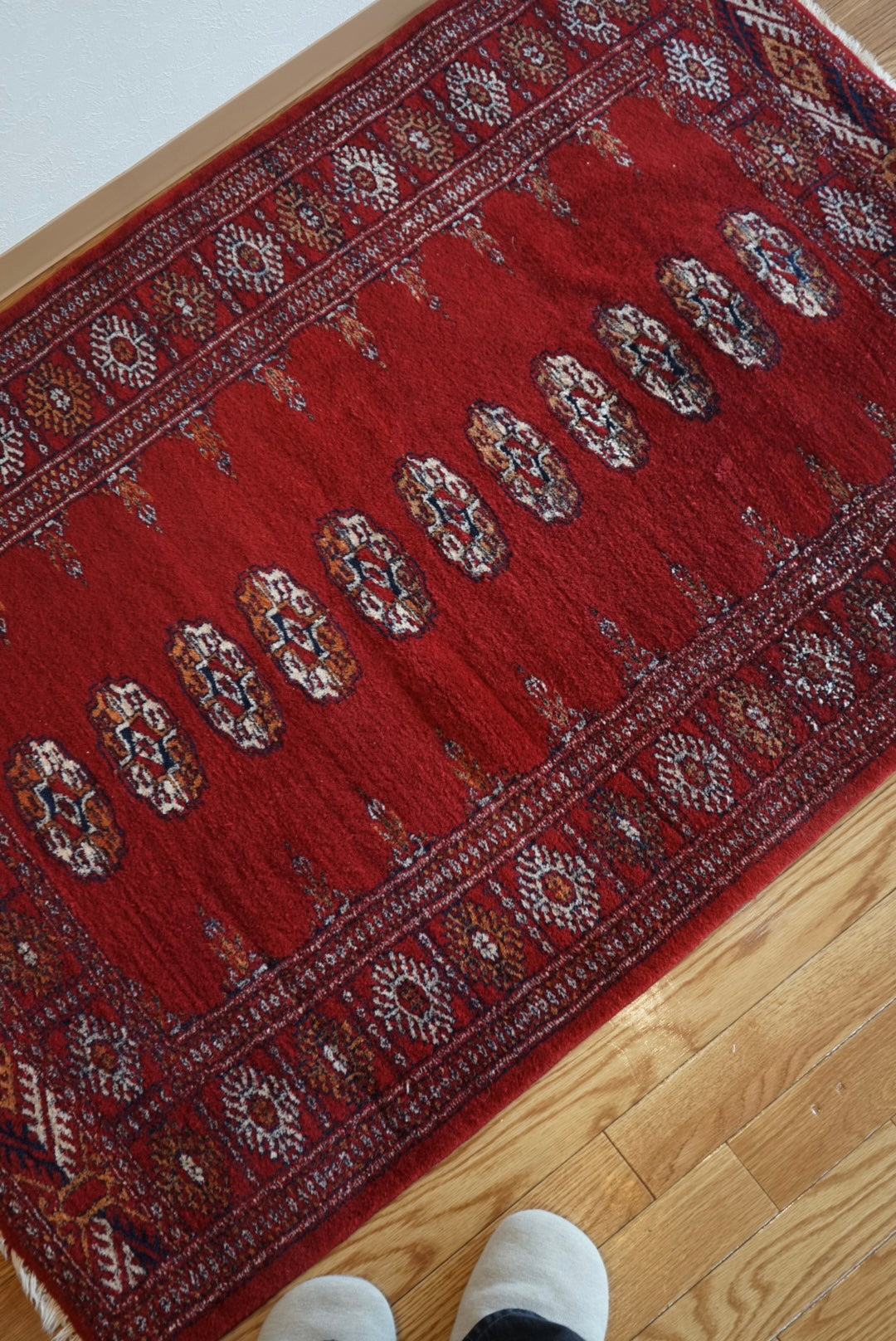 Türkiye Old Turkmen Red 1970年代 141 × 93 cm No.TR25232