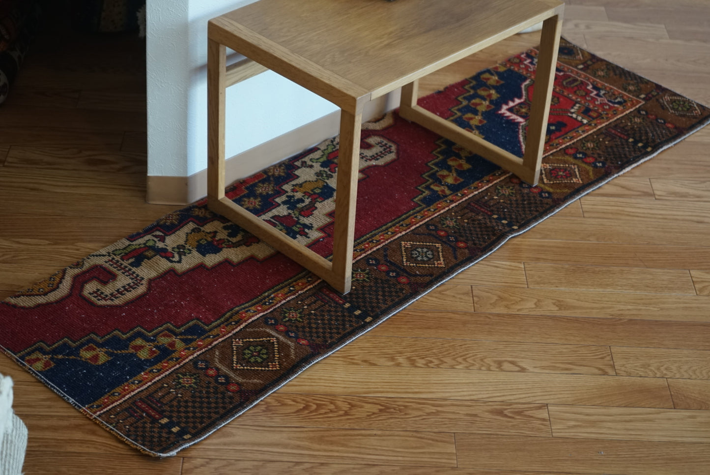 Türkiye Old Oushak Runner 1970年代 154 × 47 cm No.TR25269