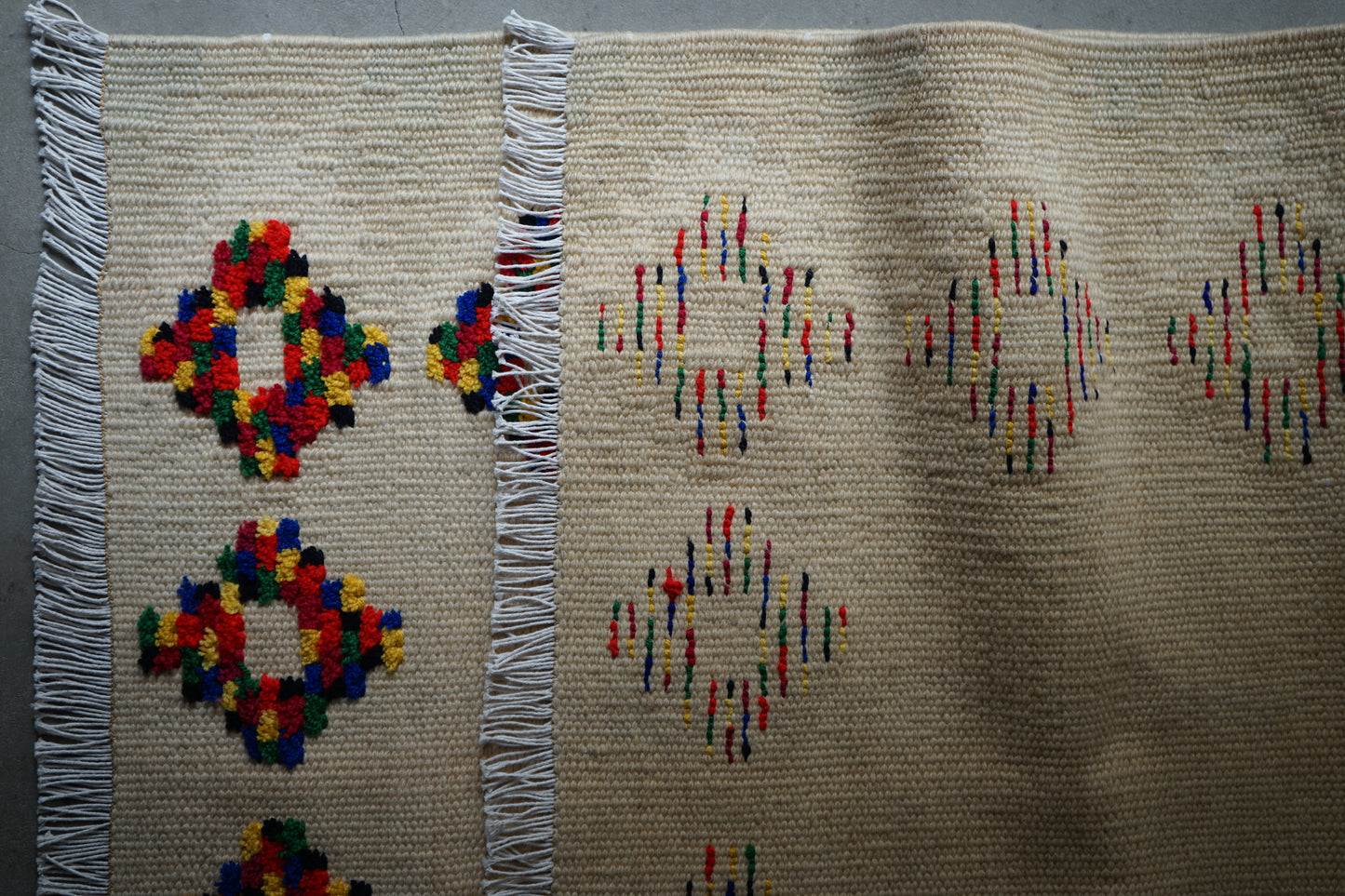 TURKEY VINTAGE KILIM DOT FLOWER 1980年代 125 × 80 cm No.TR25195