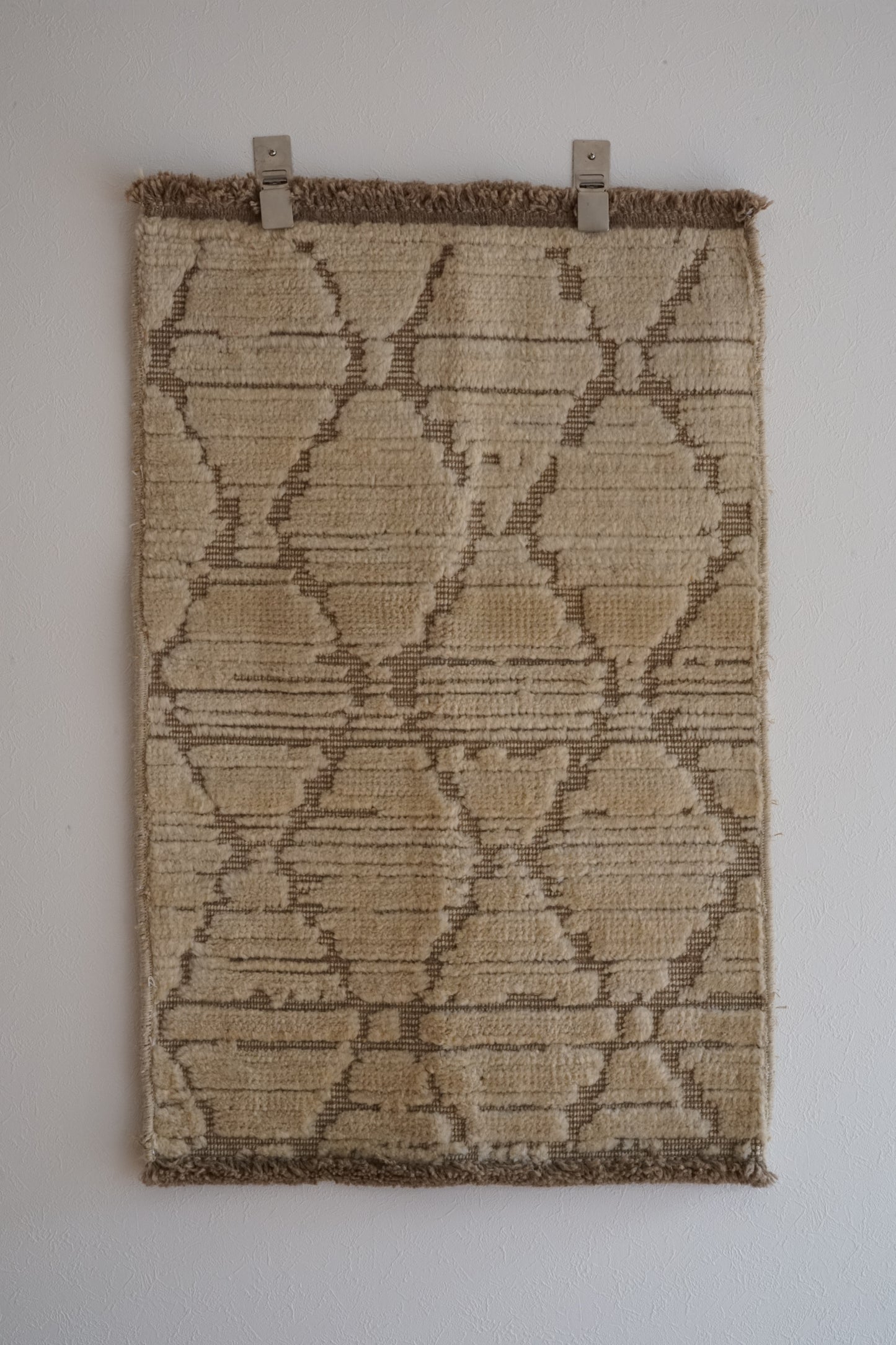 店頭販売 ORIGINAL IRAN QASHQAI KILIM DOORSIZE " DIAMOND " 95 × 65 cm