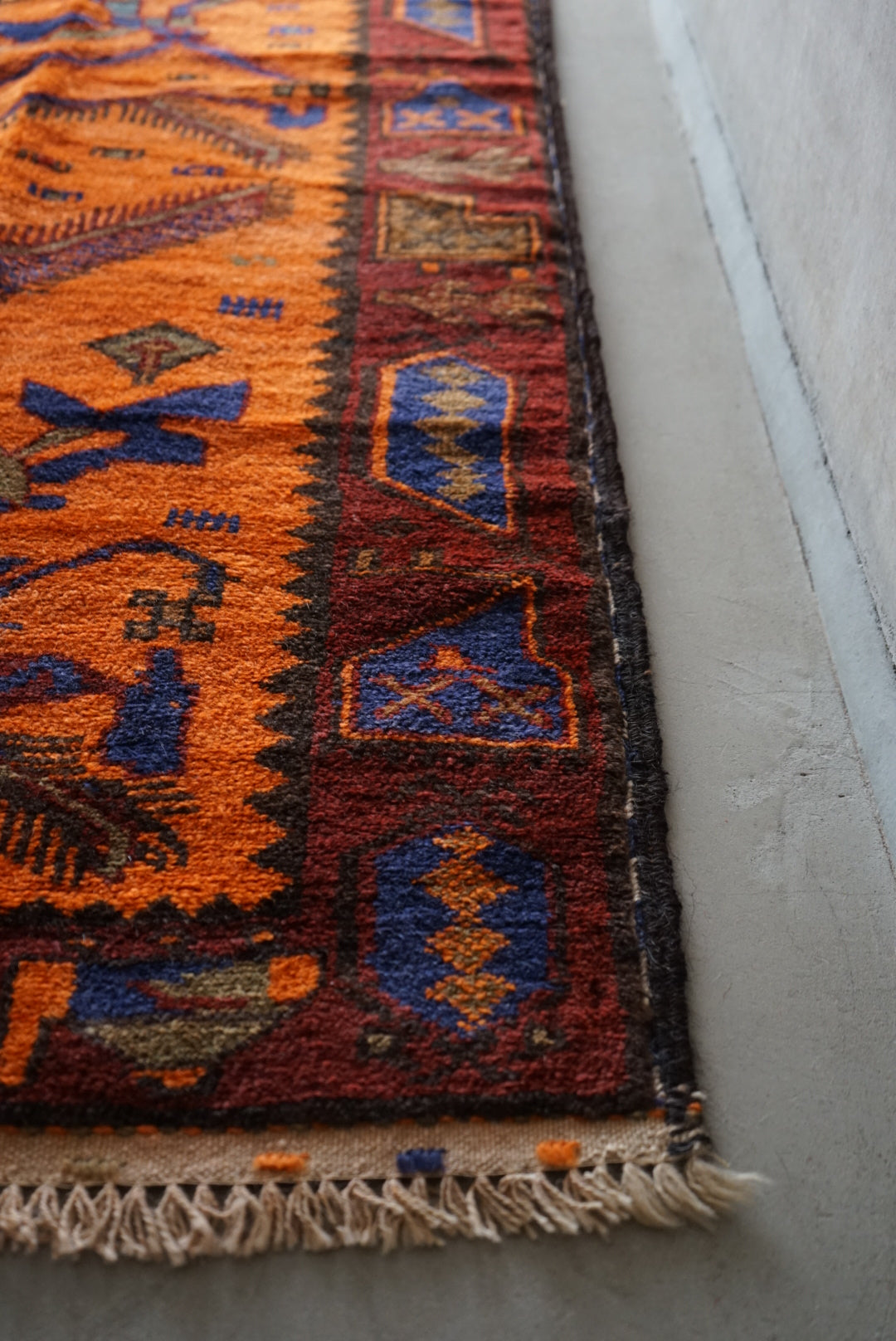 AFGHANISTAN VINTAGE BALUCH 1980-1985年 216 × 129 cm