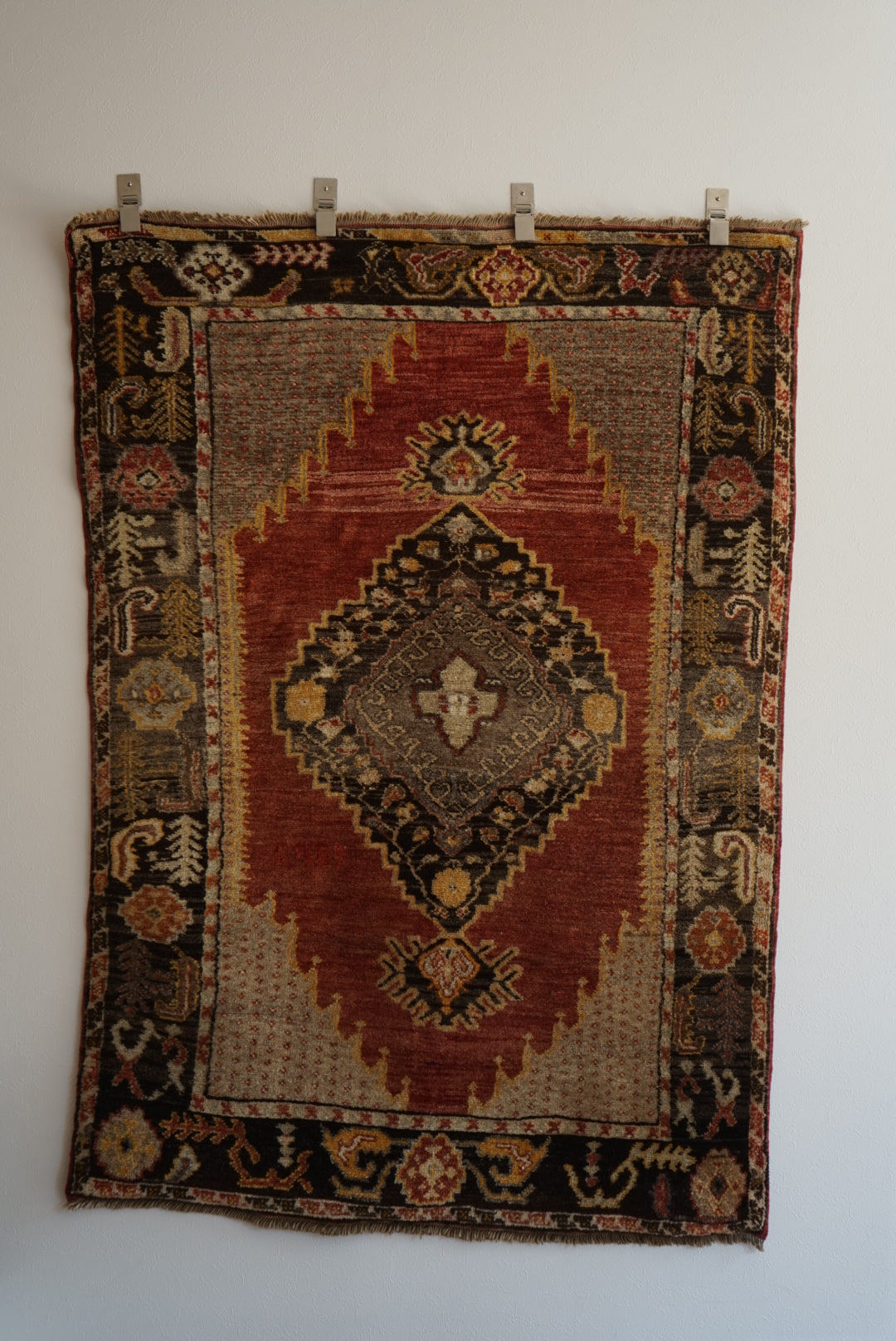 TRIBAL RUG TURKEY OLD KONYA OUSHAK 1965年代 164 × 115 cm No.TR25194