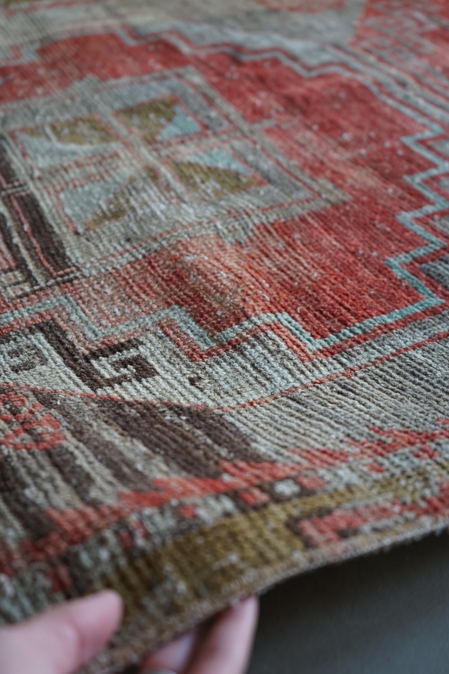 TURKEY VINTAGE SMALL RUG ANATORIA 114 × 94 cm No.TR25186