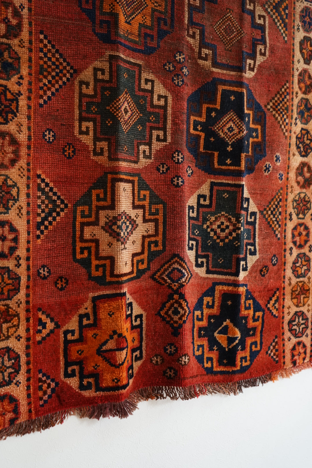 店頭販売 Iran Antique Qashqai Shiraz 1840年代 172 × 115 cm