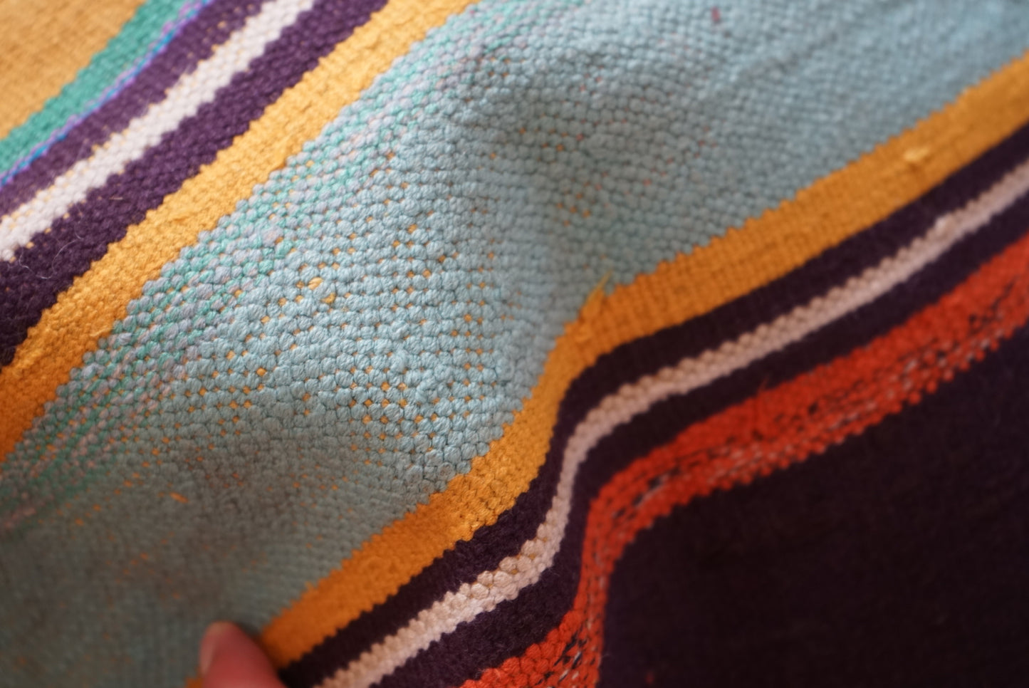 Türkiye Old Kilim Cushion Cover Mix Color 50.5 × 50.5 cm No.TR25432