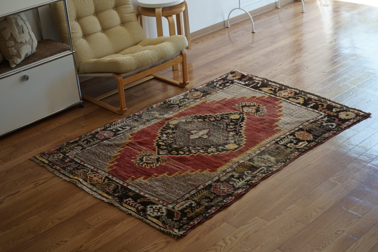 TRIBAL RUG TURKEY OLD KONYA OUSHAK 1965年代 164 × 115 cm No.TR25194