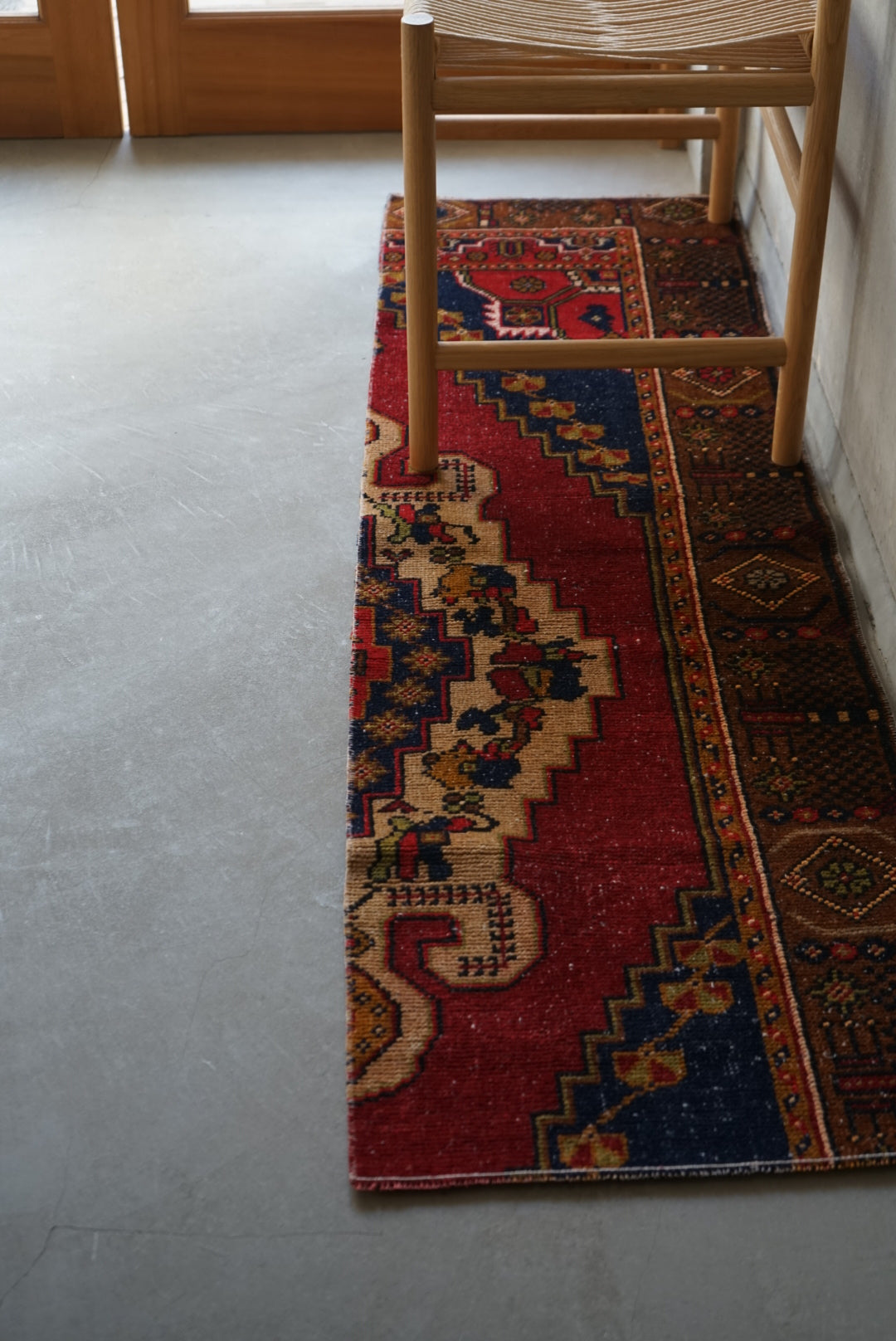 Türkiye Old Oushak Runner 1970年代 154 × 47 cm No.TR25269