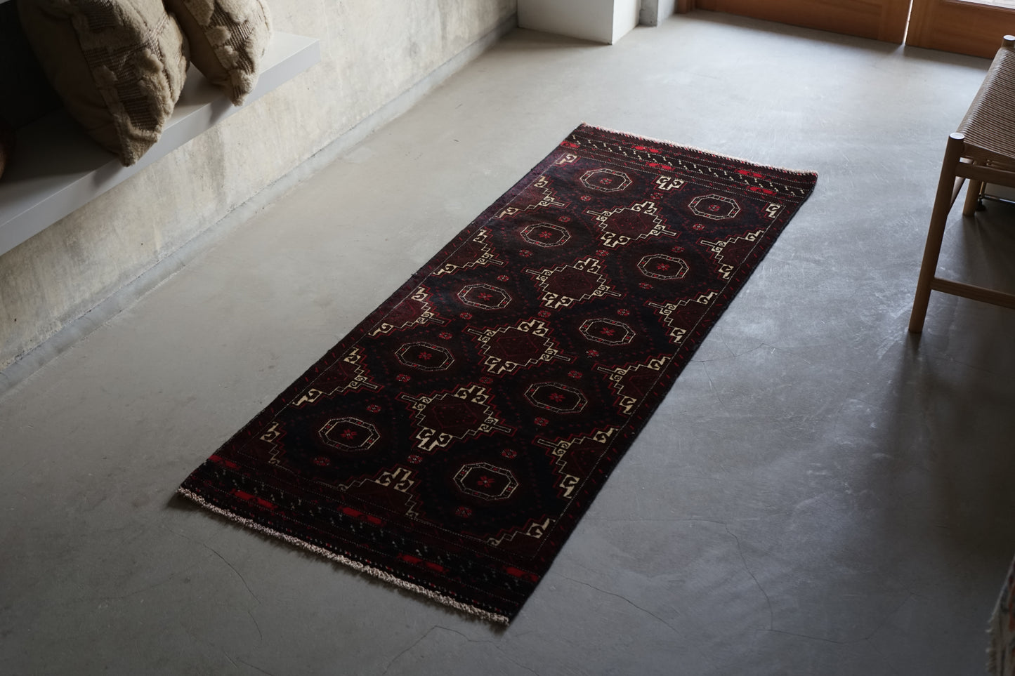 AFGHANISTAN OLD BALUCH RUNNER 1970年代 173 × 68 cm No.AF2511