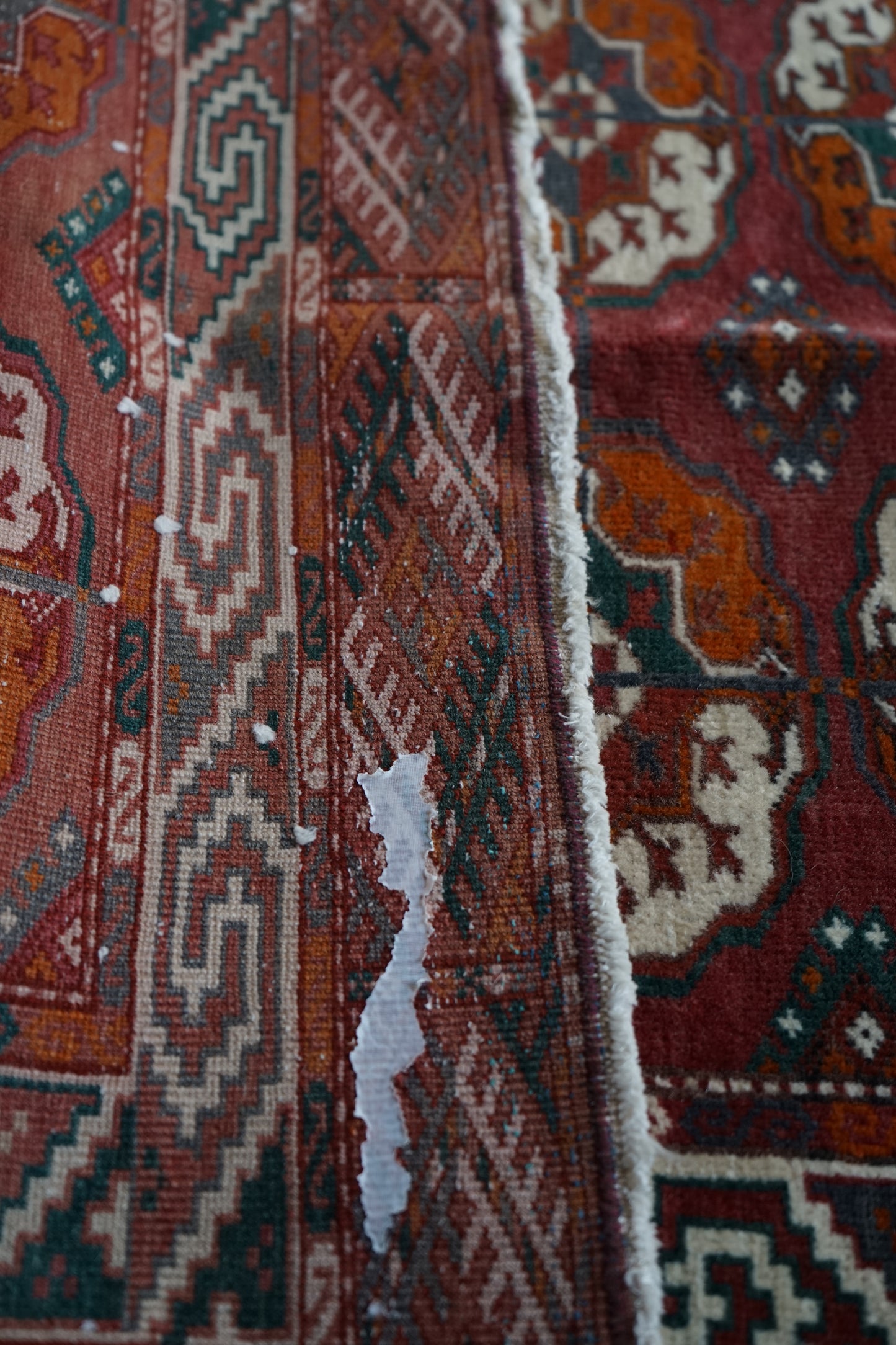 Türkiye Old Turkmen Red 1970年代 120 × 75 cm No.TR25225