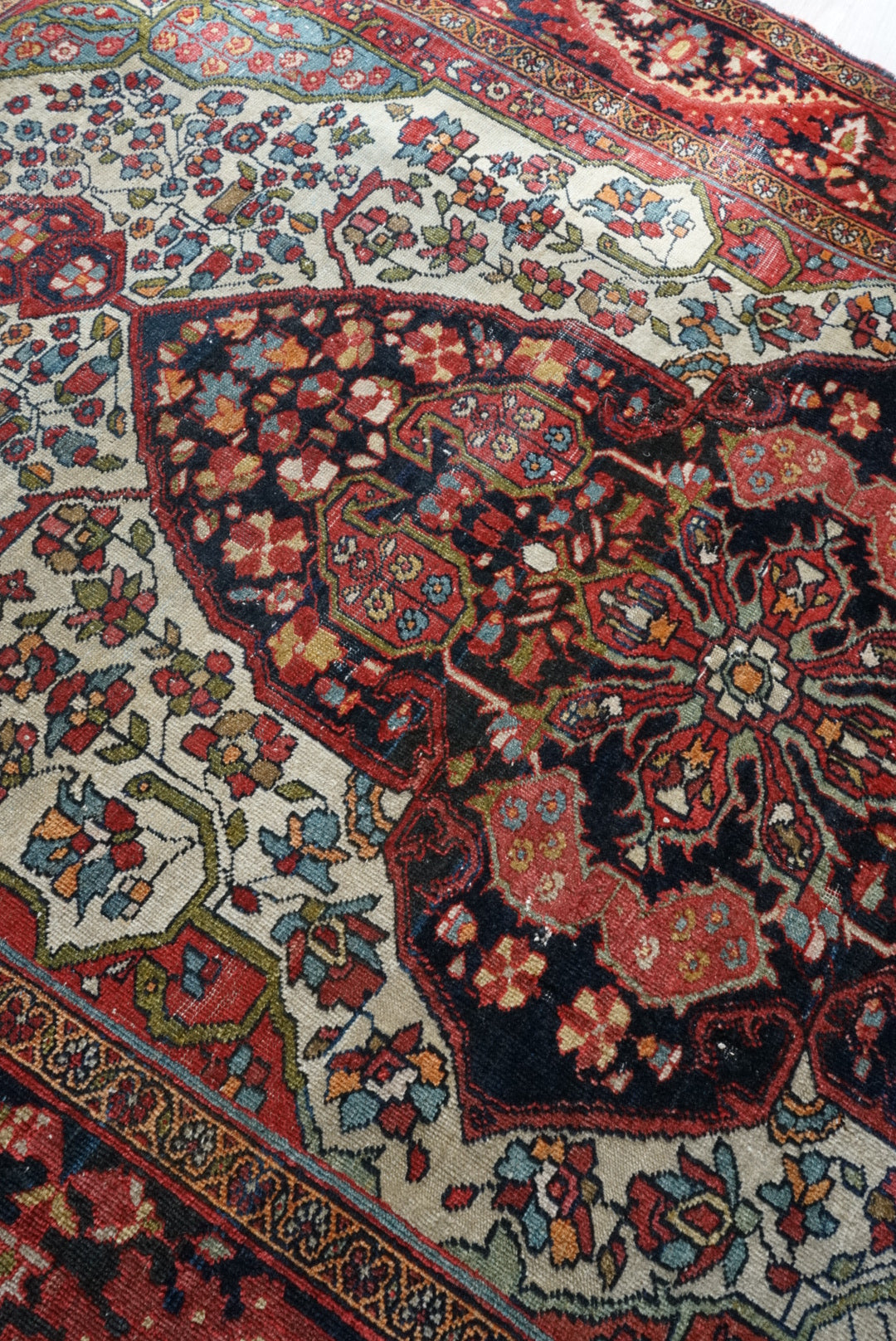 店頭販売 Türkiye Old Kemaliye Flower Medallion 1930年代 186 × 108 cm No.TR25457
