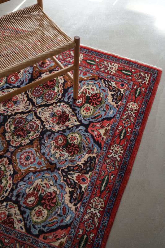 IRAN ANTIQUE BIJAR SANANDAJI MILZA ALI 1920年代 150 × 127 cm