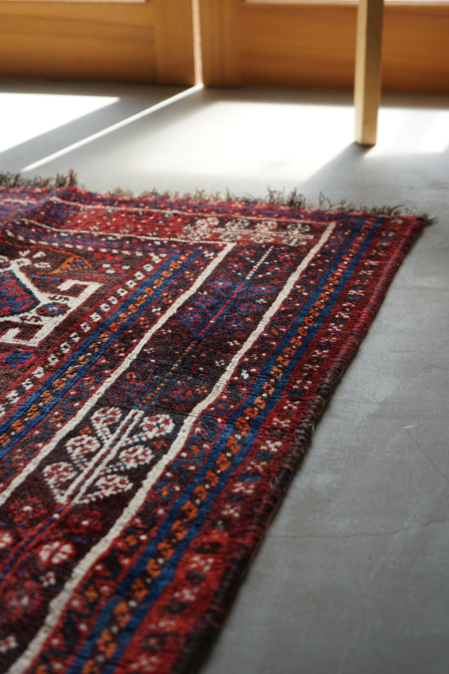 店頭販売 IRAN ANTIQUE SHIRAZ QASHQAI 1860年代 222 × 148 cm