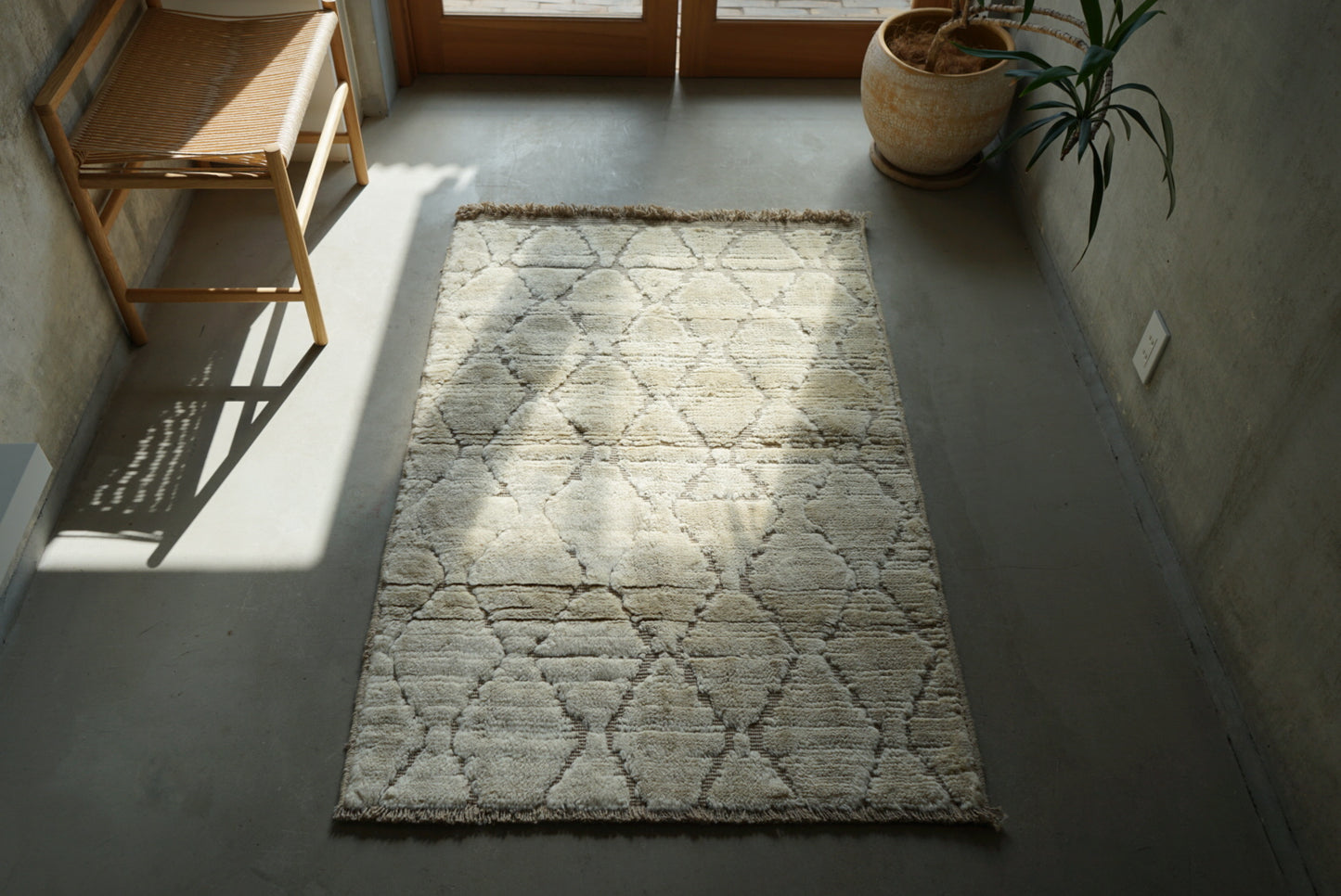 ORIGINAL IRAN QASHQAI KILIM DIAMOND 145 × 97 cm