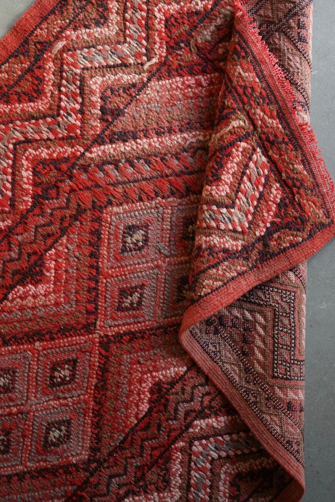 Türkiye Old Kilim Red 1970年代 180 × 88 cm No.TR25268