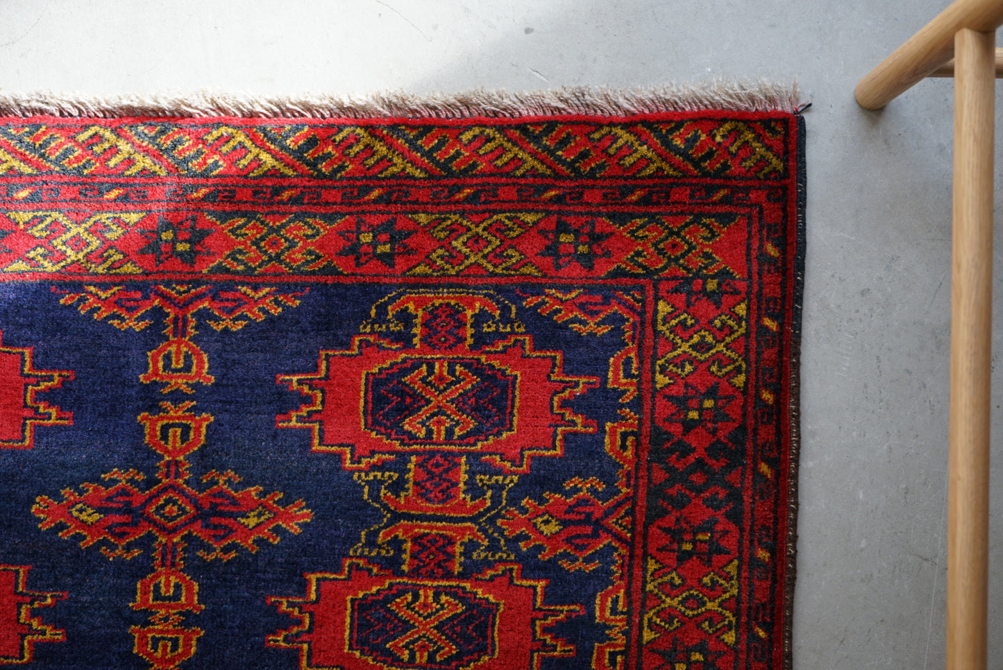 AFGHANISTAN OLD TURKMEN 1960-1970年代 195×103cm