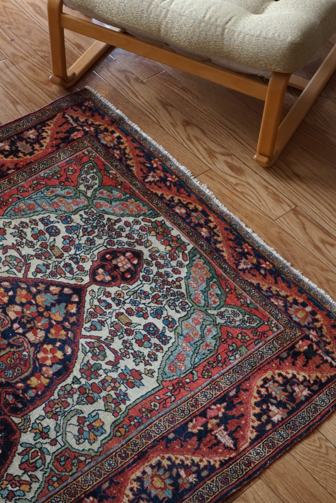店頭販売 Türkiye Old Kemaliye Flower Medallion 1930年代 186 × 108 cm No.TR25457