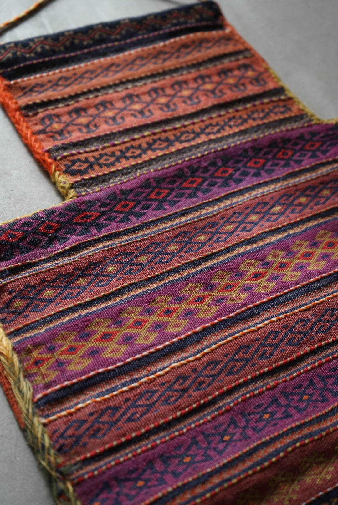 AFGHANISTAN-IRAN OLD QALAI NAW SALT BAG 1980年 56.5 × 40.5 cm