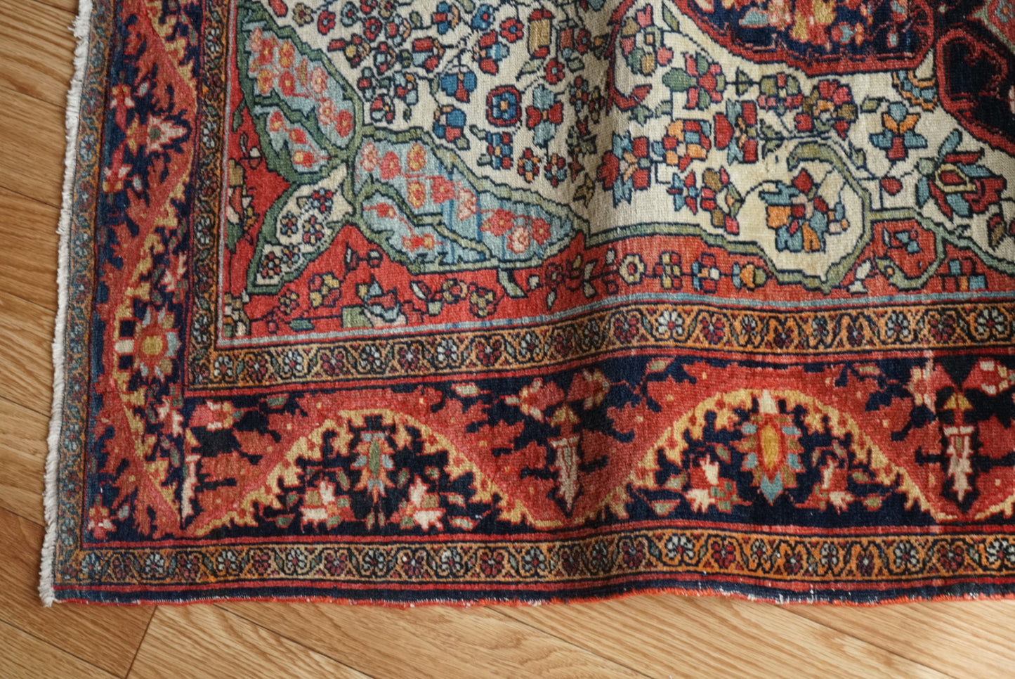 店頭販売 Türkiye Old Kemaliye Flower Medallion 1930年代 186 × 108 cm No.TR25457