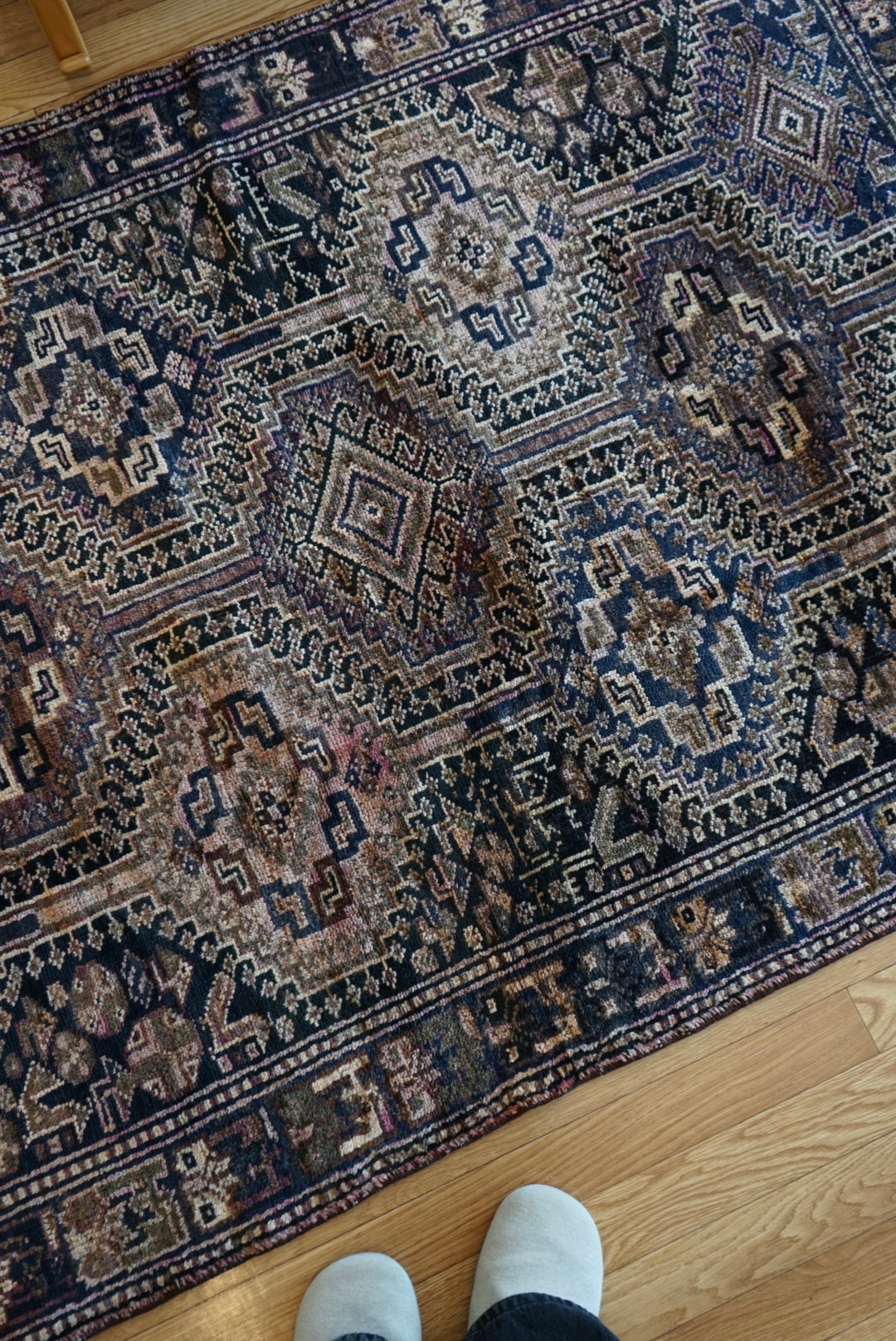 店頭販売 Iran Antique Shiraz Khamseh Dolkhani 1770年代 186 × 131 cm