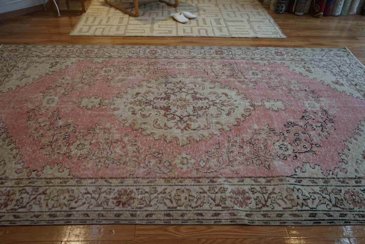 Türkiye Old Isparta Pink 1970年代 312 × 182 cm No.TR25266