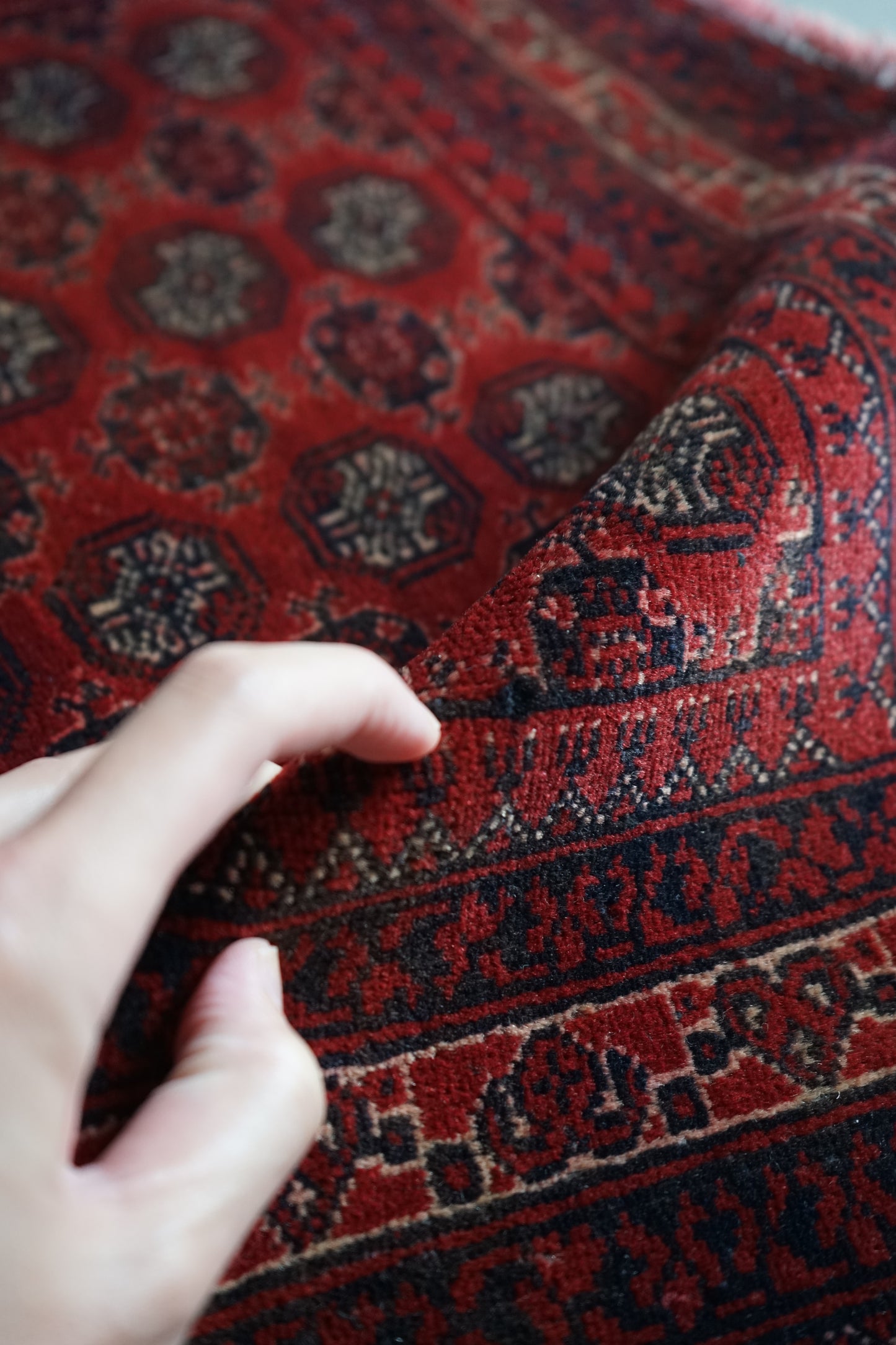 AFGHANISTAN OLD TURKMEN 1970年代 101 × 65 cm No.AF2508