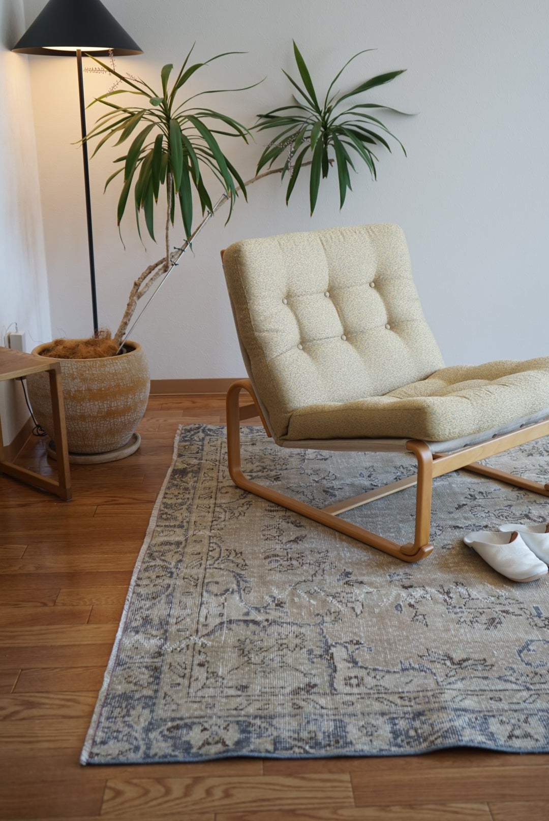 Türkiye Old Isparta Beige , BlueGlay 1970年代 267 × 169 cm No.TR25289