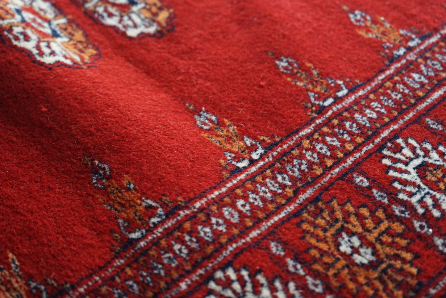 Türkiye Old Turkmen Red 1970年代 141 × 93 cm No.TR25232