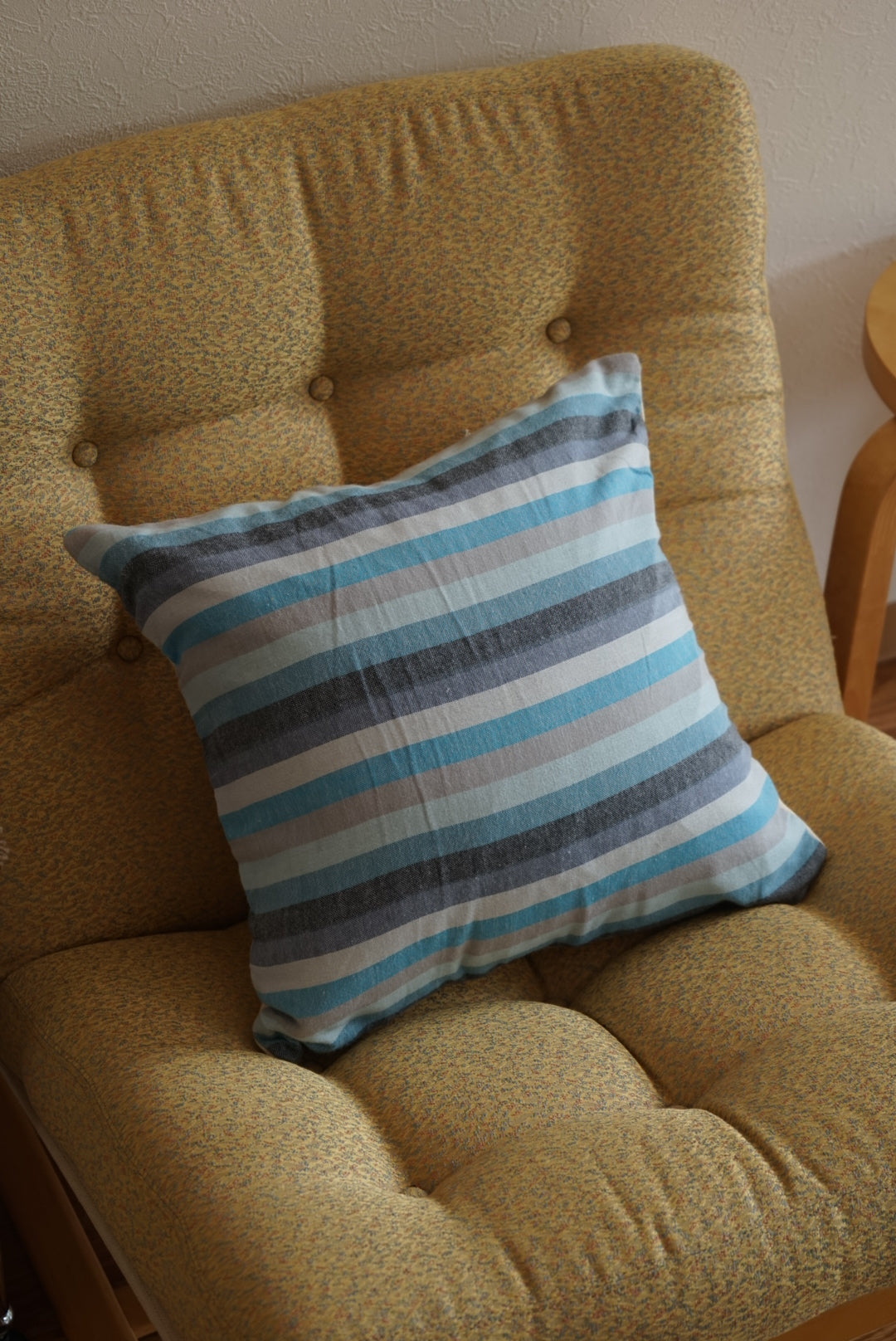 Türkiye Old Cushion Cover Blue Stripe 41 × 40 cm No.TR25398