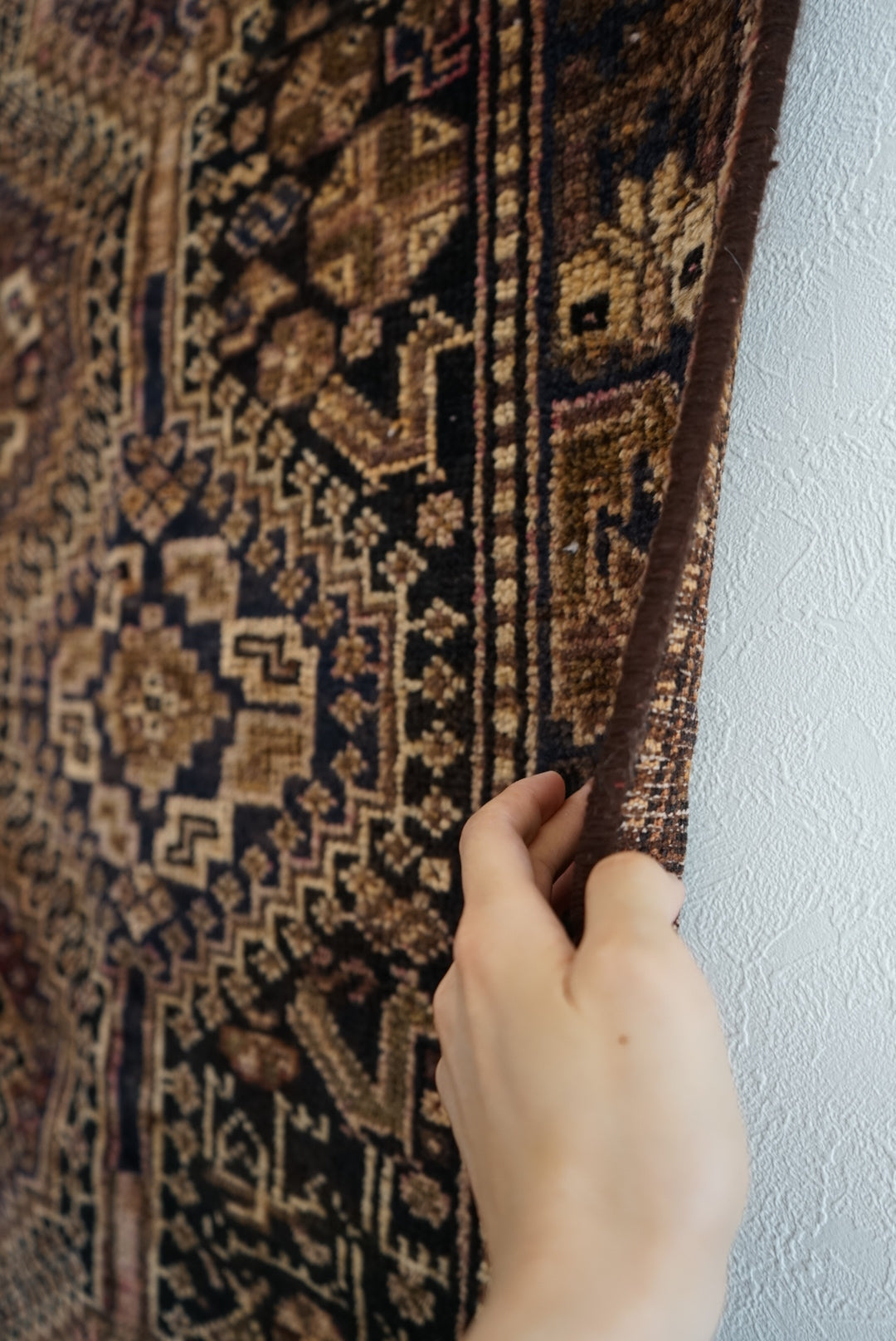店頭販売 Iran Antique Shiraz Khamseh Dolkhani 1770年代 186 × 131 cm