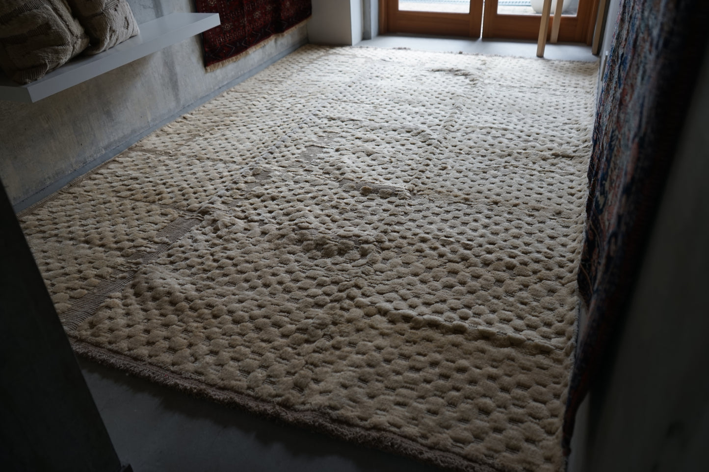 店頭販売 ORIGINAL IRAN QASHQAI KILIM LIVING MAIN SIZE " LAND " 300 × 200 cm