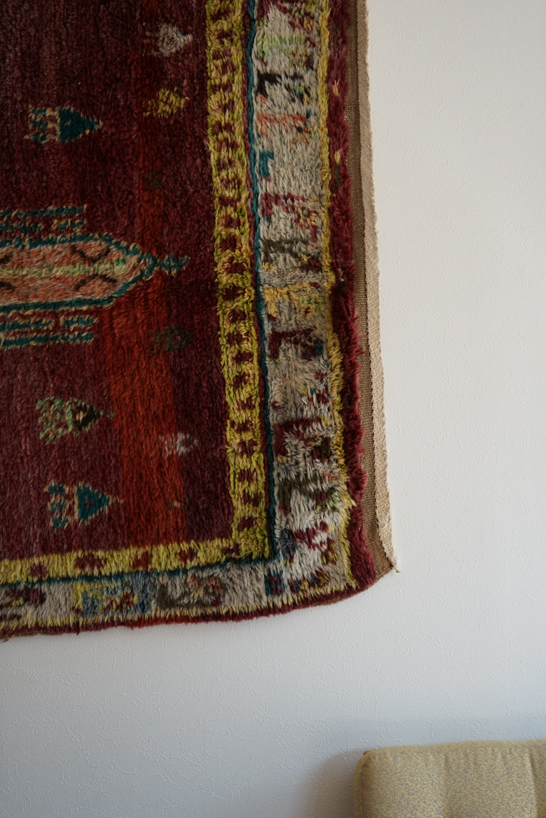 TRIBAL RUG TURKEY OLD OUSHAK 1965年代 154 × 133 cm No.TR25193
