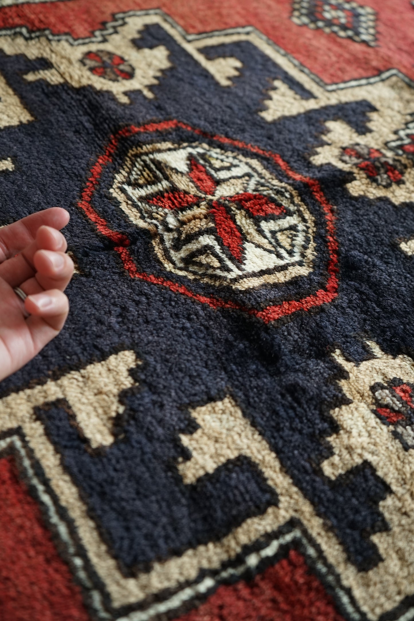 TURKEY OLD AKSARAY TASPINAR 1950-1960年代 220 × 117 cm