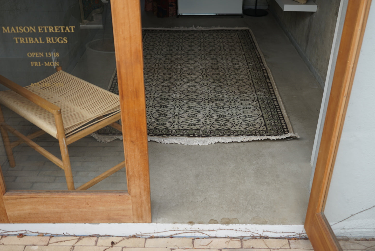 Türkiye Old Isparta Beige , Green 1970年代 219 × 127.5 cm No.TR25252