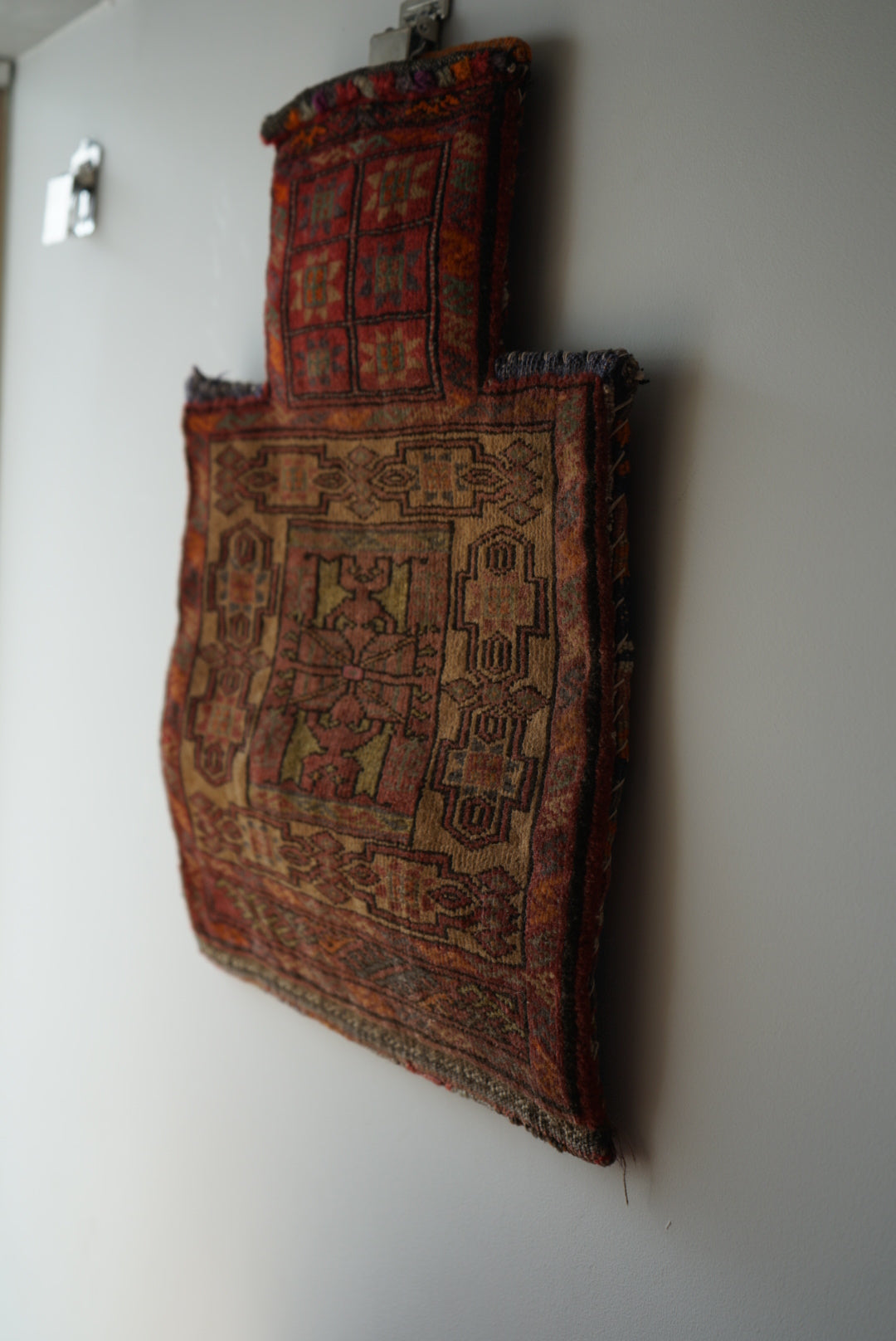 AFGHANISTAN OLD BALUCH SALT BAG 1970年代 46 × 34.5 cm